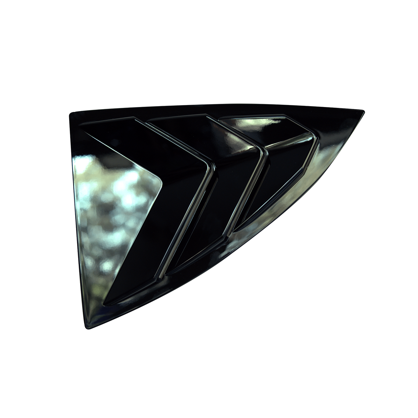 Rear quarter window louvers