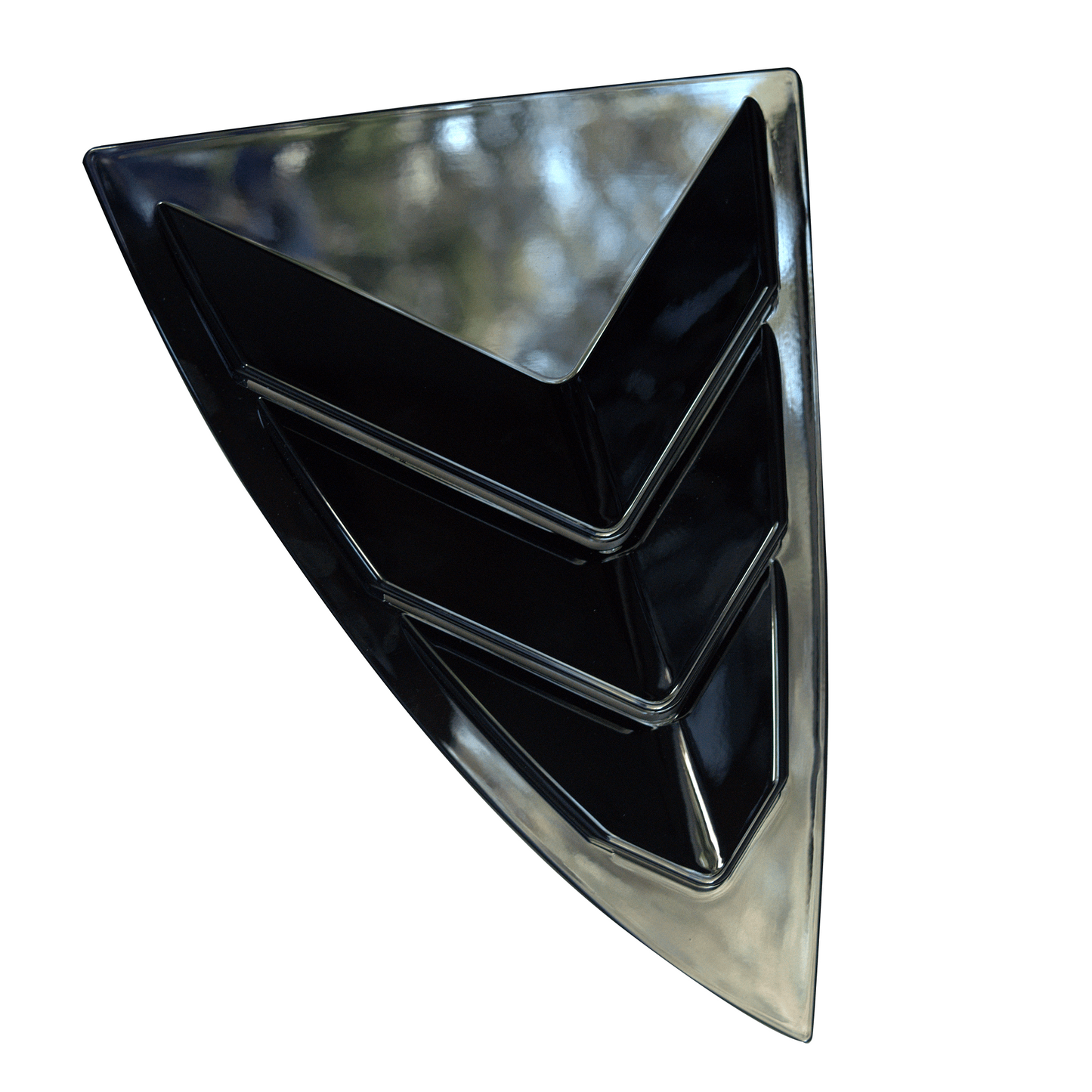 Rear quarter window louvers
